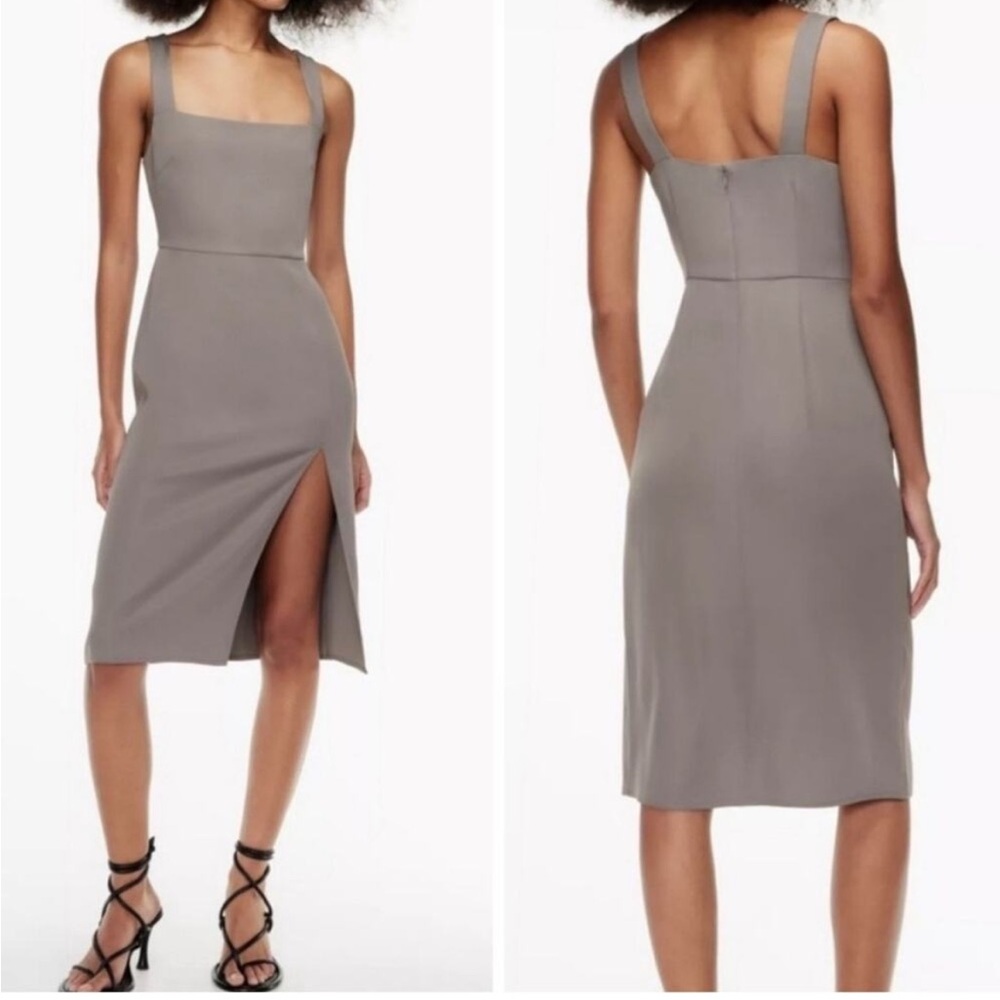 Aritzia Babaton Grey Dress